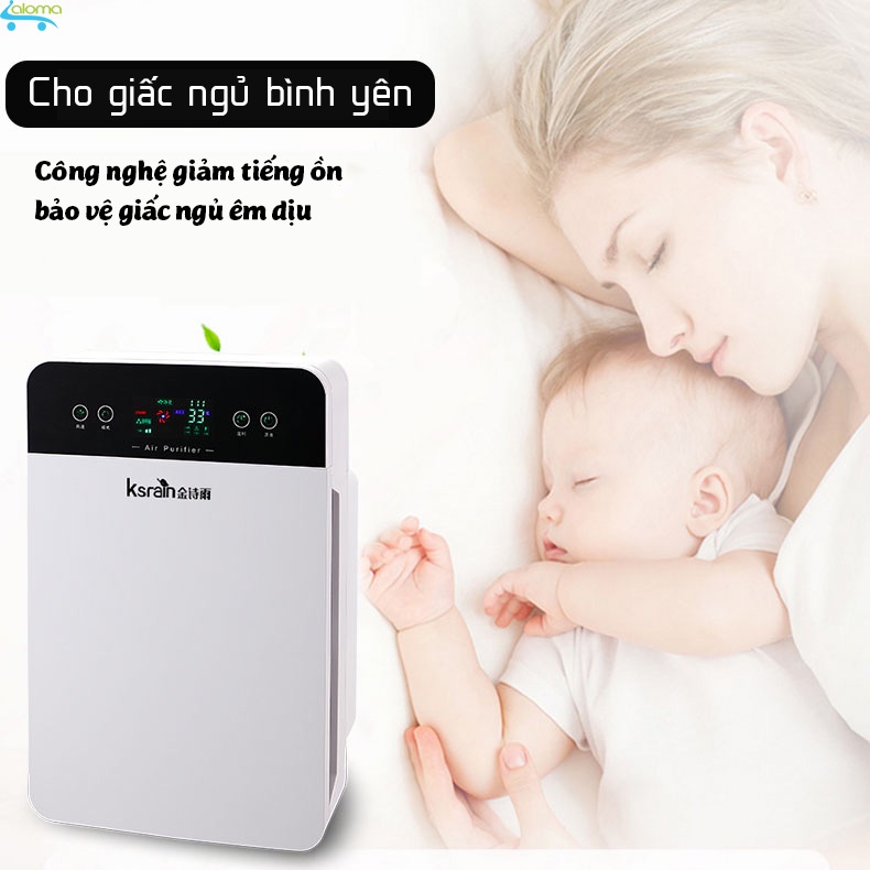 Máy lọc điều hòa làm mát không khí công nghệ HEPA 5 lớp Ksrain JSY-40A hút sạch bụi mịn lọc không khí trong phòng
