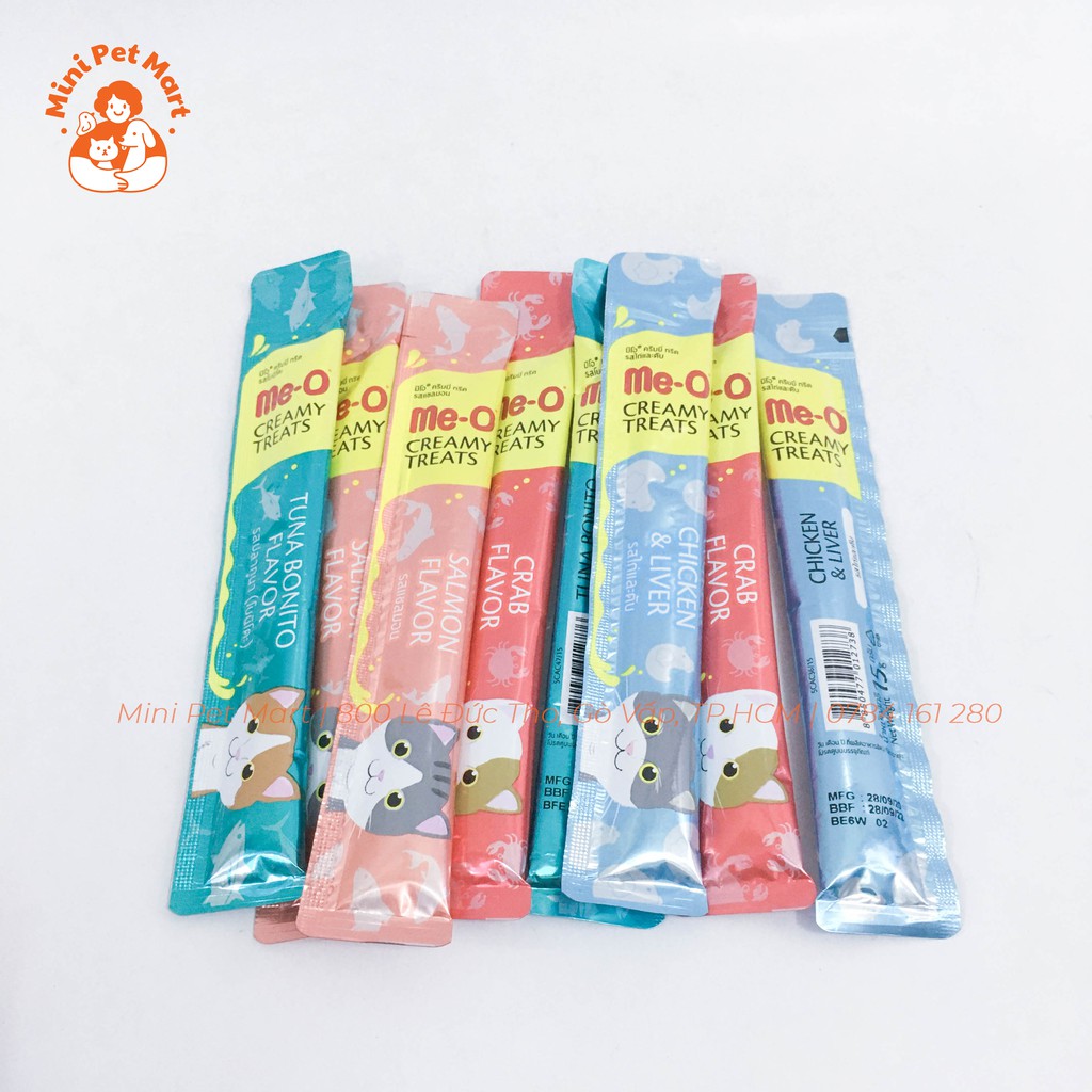 Thanh sốt thưởng cho mèo ME-O CREAMY TREATS 10g