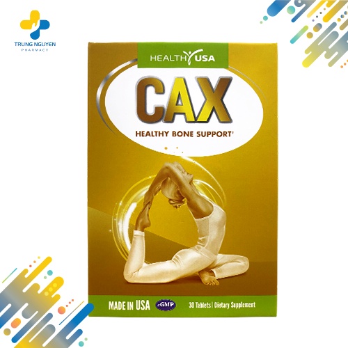 Healthyusa CAX - Giúp xương chắc khỏe - tăng cường khả năng hấp thụ calci