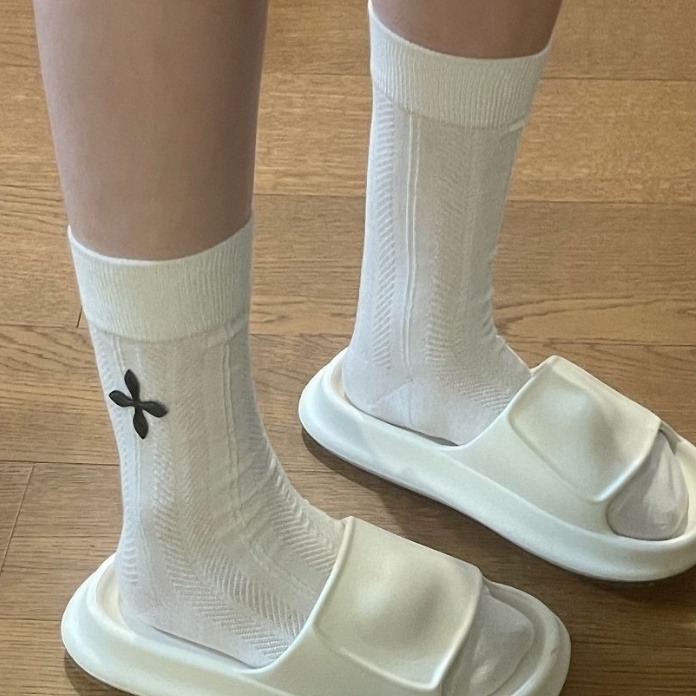 📛 RẺ VÔ ĐỊCH 📛 Tất vớ cao cổ họa tiết chữ thập cá tính hot trend phong cách hàn quốc