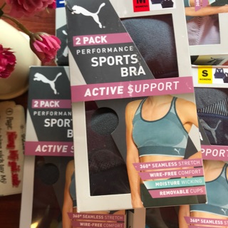 🩱 Set 2 Áo sprot bra Puma Có 2 loại: hồng - xám / xanh - đen/ hồng - trắng/ đen - ghi. Hàng auth, xách tay Mỹ.......