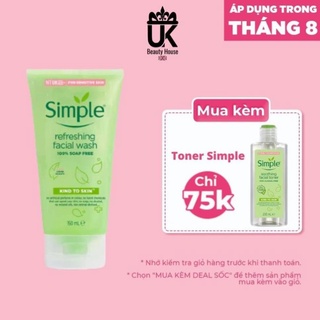 sữa rửa mặt simple