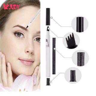 Bút kẻ chân mày đầu chải 4 ngọn siêu mịn cho hàng chân mày đẹp tự nhiên trong thời gian dài