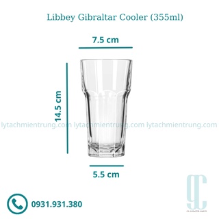 [15235] Ly Thủy Tinh Libbey Gibraltar Cooler (355ml)