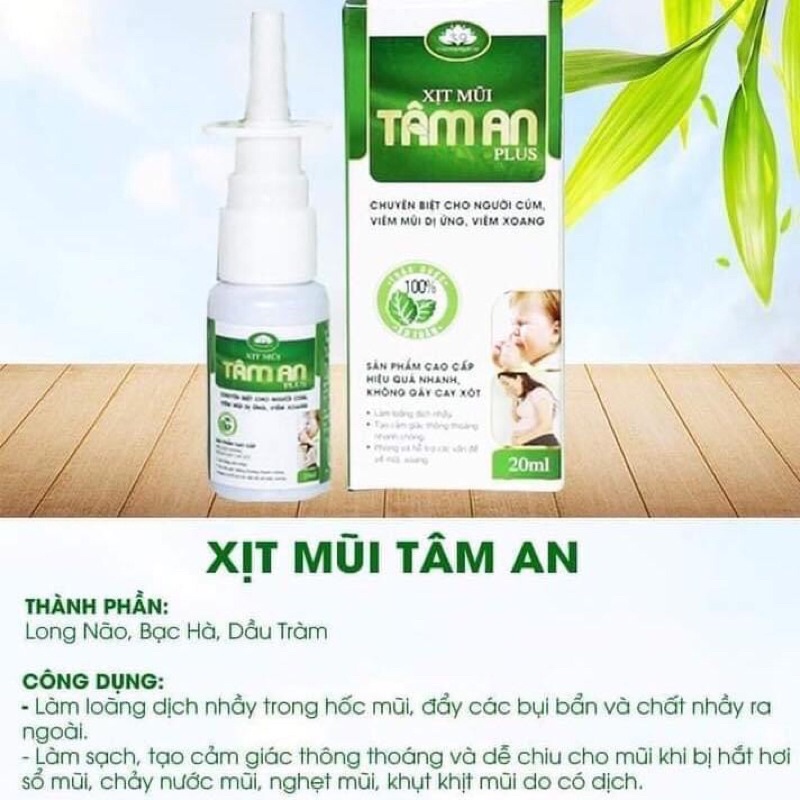Xịt mũi Tâm An