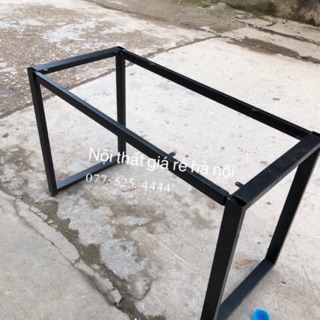 Khung bàn chân sắt 120 x 60 (không mặt bàn)
