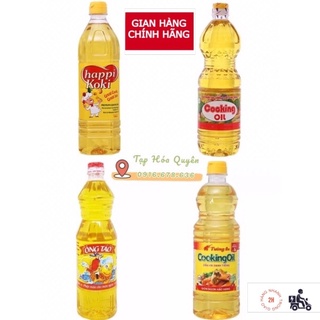 Dầu ăn tường an/happi koki/ nakydaco/ ông táo 1 lít
