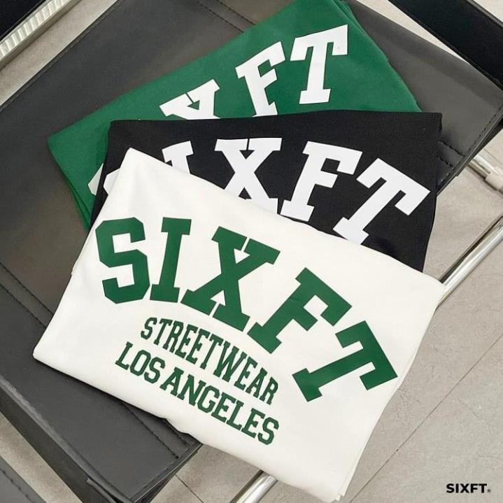 Áo thun tay lỡ SIXFT Nam Nữ form rộng cổ tròn Oversize phong cách Hàn Quốc trẻ trung cá tính năng động