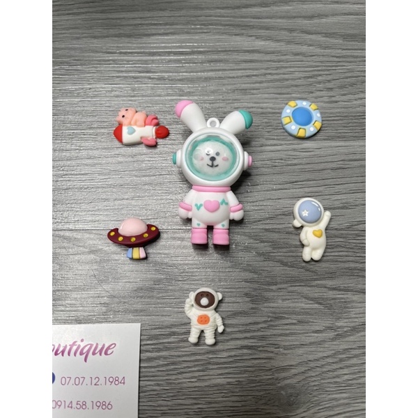 Set charm ,công chúa elsa,phi hành gia