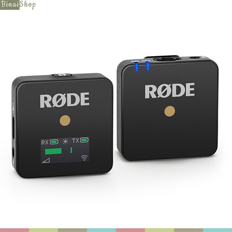 Rode Wireless GO - Bộ Micro Không Dây Cho Máy Ảnh, Máy Quay, Siêu Nhỏ Gọn, Sóng 2.4G