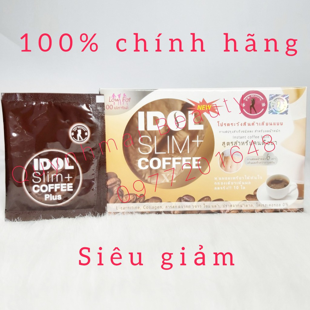 Bộ 10 Cà Phê Idol Slim Hàng Xịn