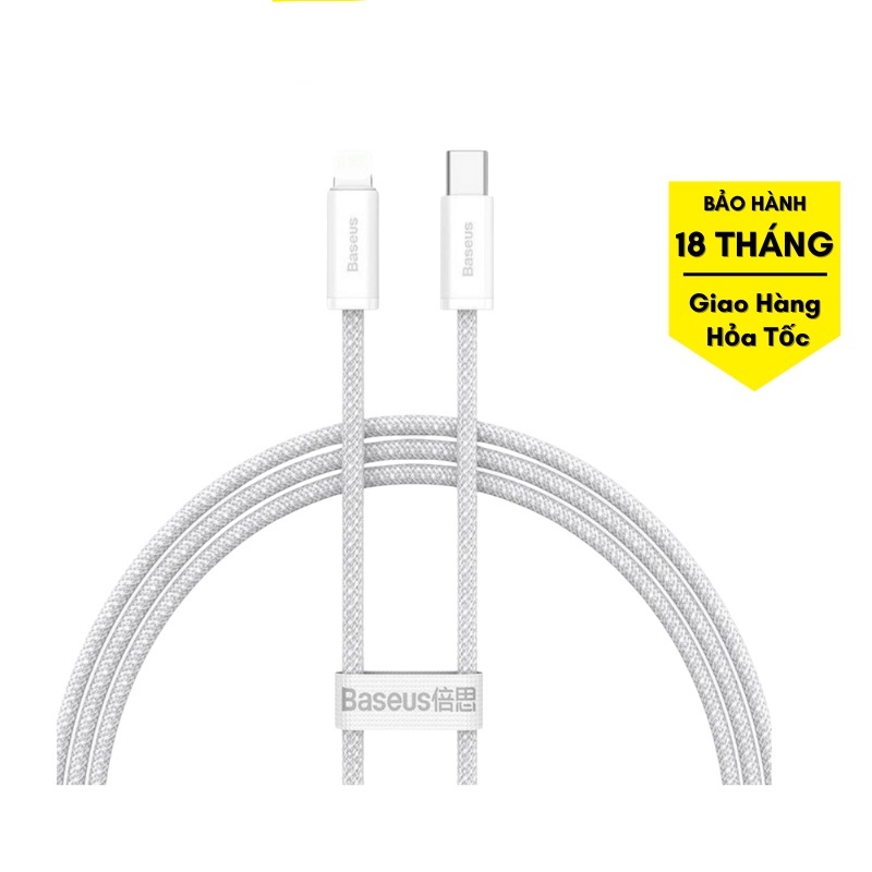Cáp sạc Baseus Dynamic C to L 20W| Sạc nhanh, Truyền dữ liệu tốc độ cao, Đa dạng màu sắc - Bảo hành 12 tháng- HSHOP