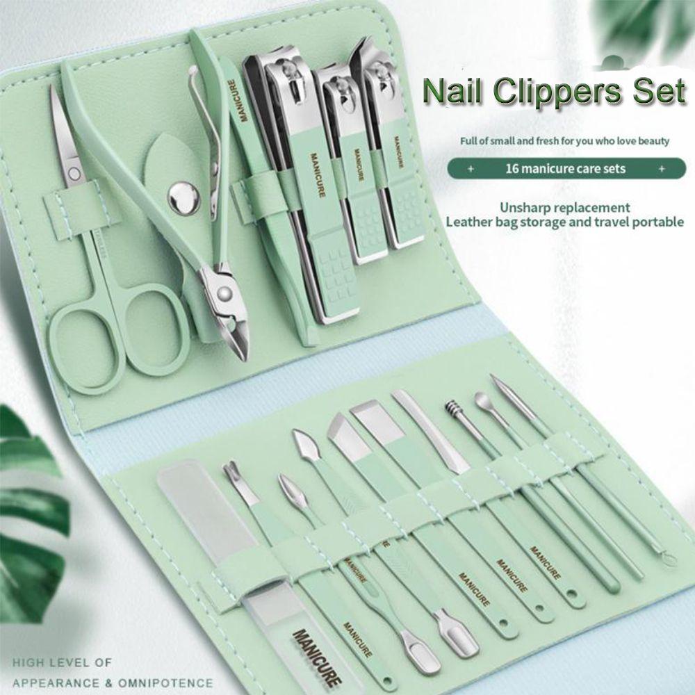 Bộ Dụng Cụ Cắt Móng Tay Chuyên Nghiệp Đa Năng Bằng Thép Không Gỉ