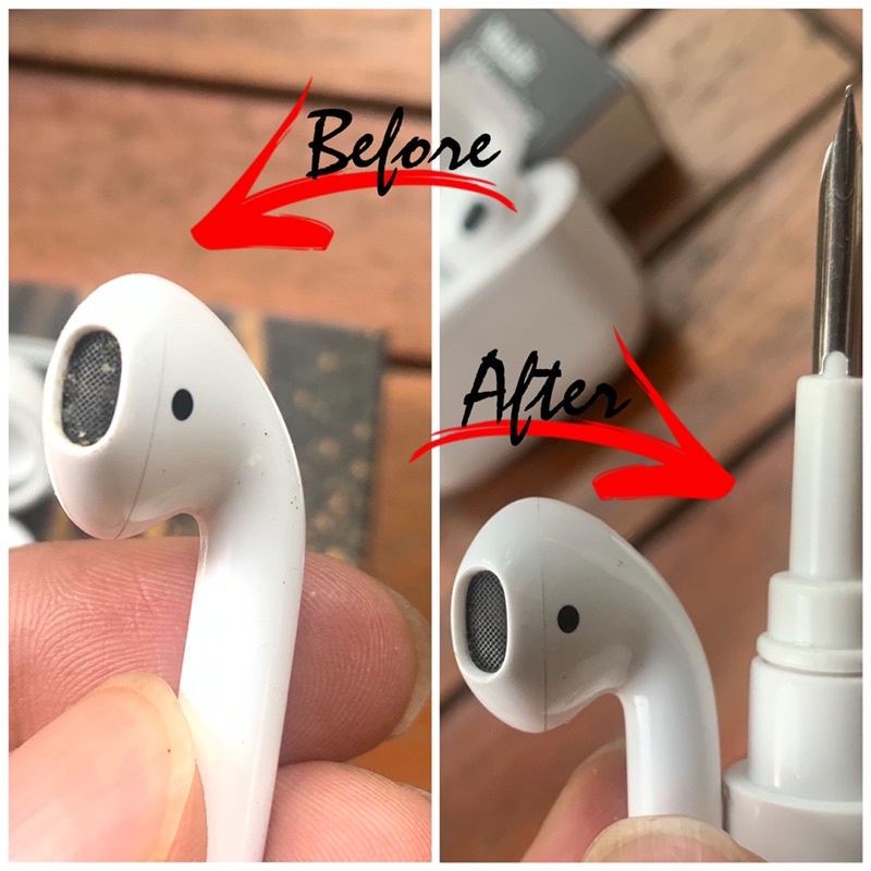 Bút vệ sinh tai nghe Airpod 3 IN 1 bản cao cấp làm sạch sâu, tránh trầy xước