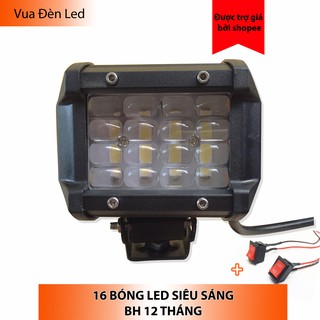 Đèn Trợ Sáng C16 - 16 Bóng Led Lồi Cực Sáng Mới Nhất Thị Trường