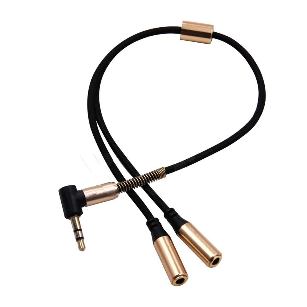 Dây Cáp Chia Chữ Y 1 Ra 2 Hai Cổng 3.5mm Cho Tai Nghe