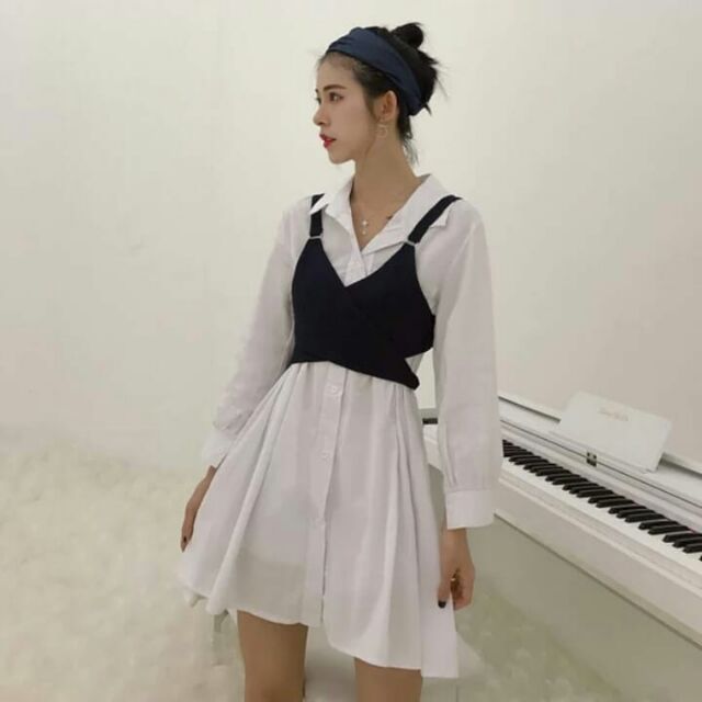 Order đầm sơmi kiểu ulzzang