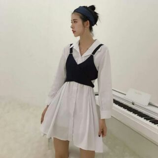 Order đầm sơmi kiểu ulzzang
