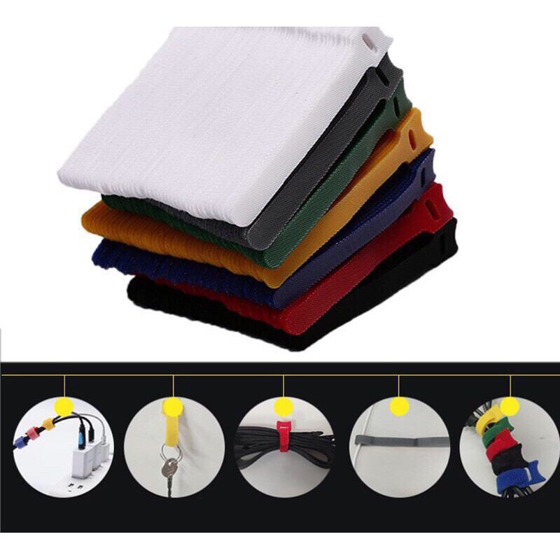 Combo 5 dây quấn làm gọn dây cáp.