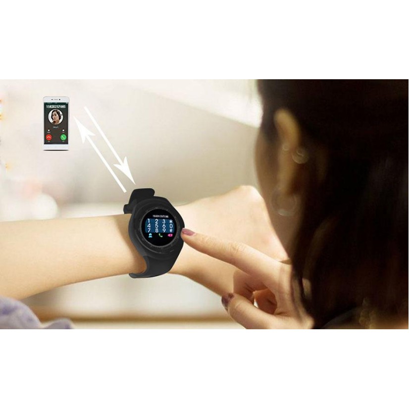 Đồng hồ thông minh Smartwatch Y1 Lắp sim độc lập nghe gọi mới