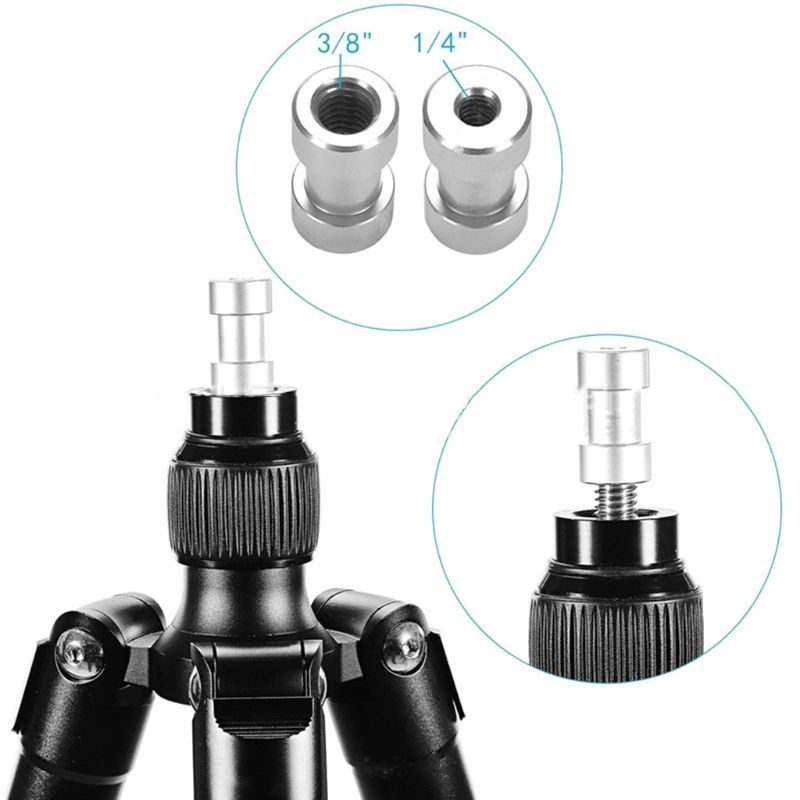 Vít Chuyển Đổi Đầu 1 / 4 inch Sang Đầu 1 / 4 &quot;3 / 8&quot; Chuyên Dụng Cho Tripod