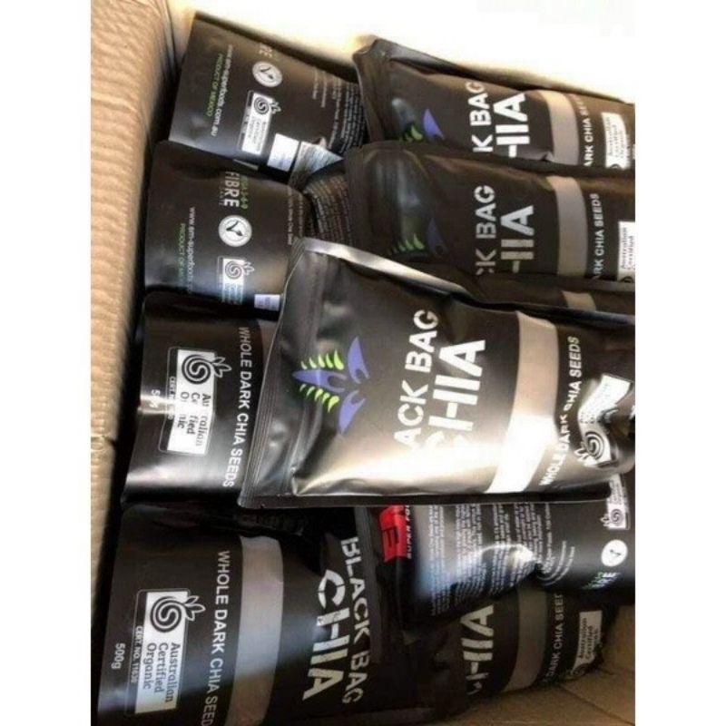 Hạt Chia Đen Úc Túi 500Gram [FREE SHIP]TỪ ĐƠN 50K, [Có Bán Sỉ ] Hàng ngon nhà làm