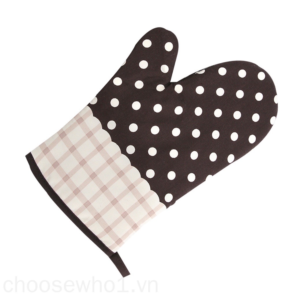 Set 2 Găng Tay Cotton Chịu Nhiệt 180 Độ Tiện Lợi Cho Nhà Bếp