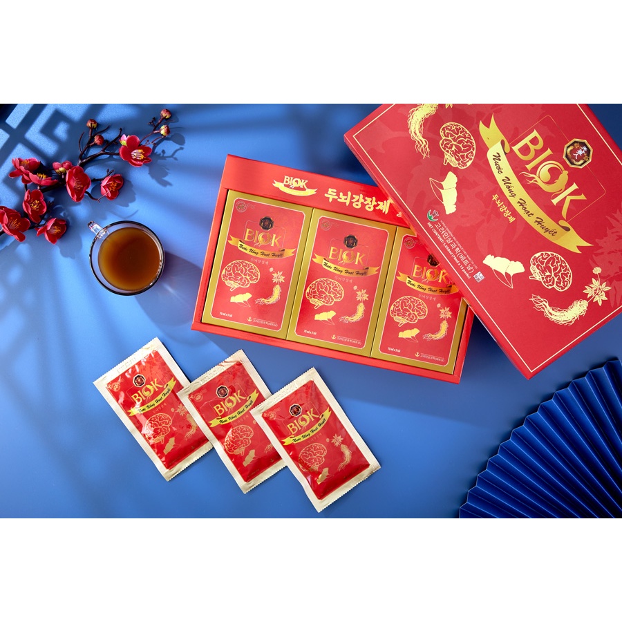 Nước Uống Hoạt Huyết Dưỡng Não BIOK, Giúp Tăng Cường Tuần Hoàn Máu Não