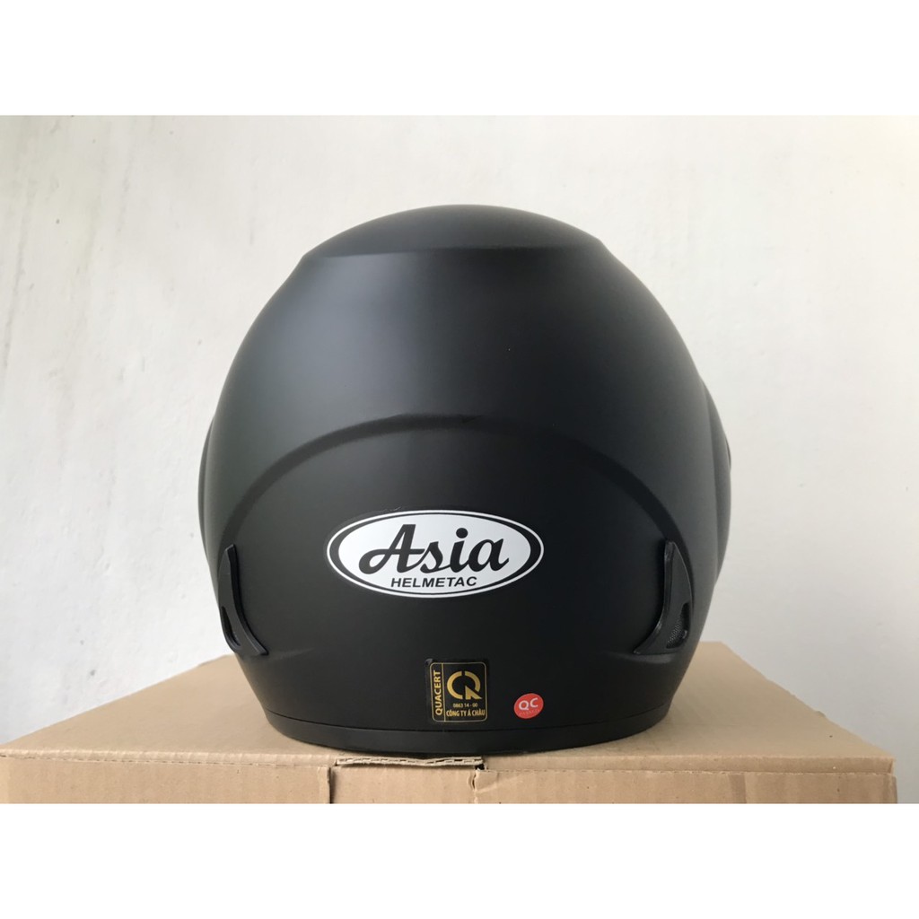 Mũ bảo hiểm 3/4 có kính Asia helmet, mũ trùm tai