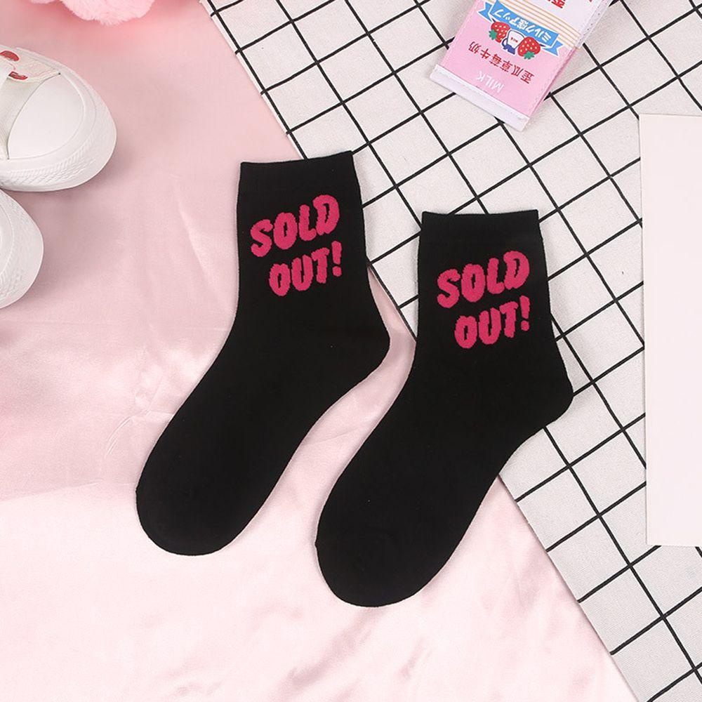 AROMA Vớ Thể Thao Co Giãn Thoáng Khí In Họa Tiết Dễ Thương Phong Cách Harajuku Cho Nữ