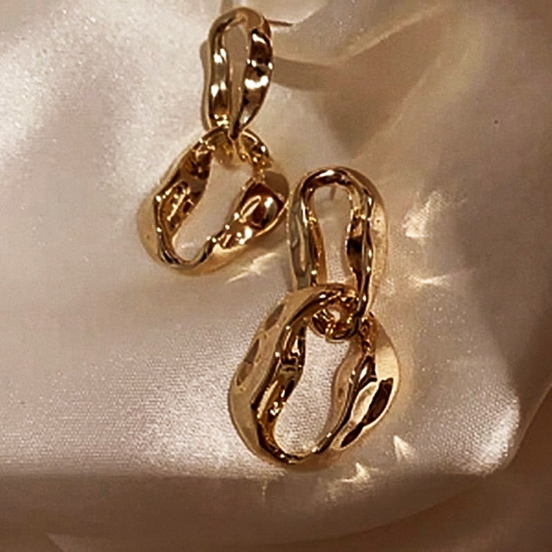 Bông Tai Mạ Bạc 925 Hình Tròn Phong Cách Retro Dành Cho Nữ