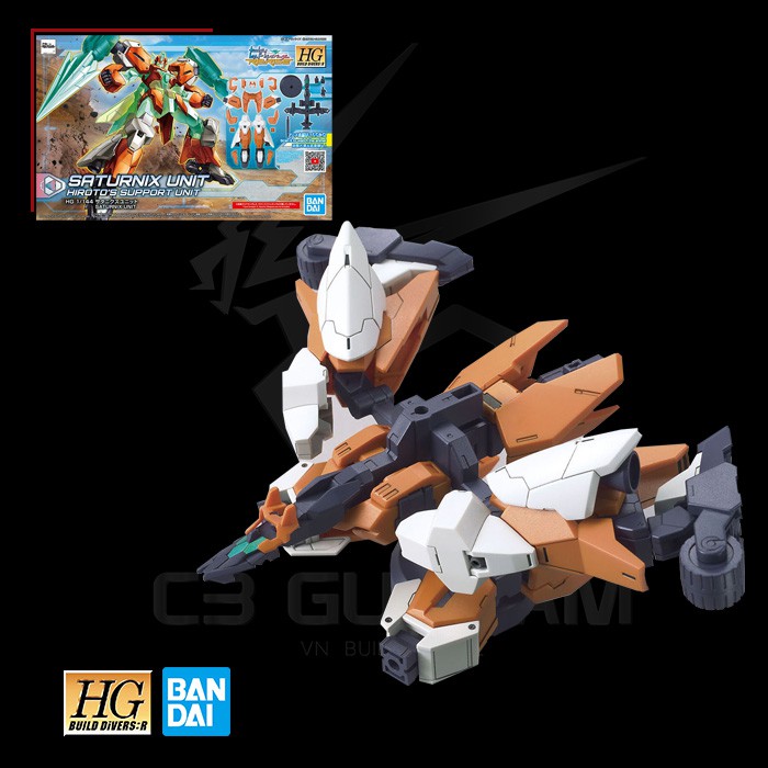 MÔ HÌNH GUNDAM BANDAI HG 024 1/144 SATURNIX UNIT HGBD:R GUNDAM BUILD DIVER RISE