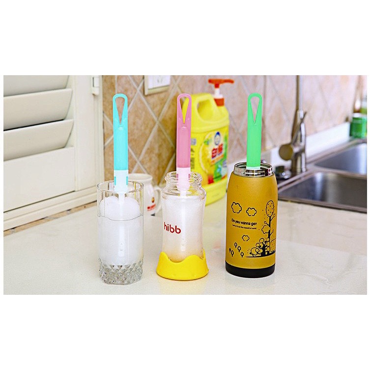 Cọ Bọt Biển Rửa Bình Sữa - Rửa Cốc Ly