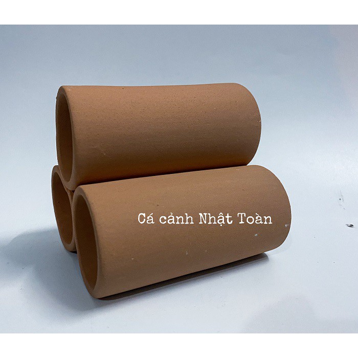 ỐNG GỐM SỨ CHO CÁ NÚP VÀO TRANG TRÍ BỂ CÁ 9X8CM F911M