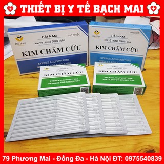 Kim Châm Cứu Hải Nam Vô Trùng Đóng Vỉ [100 Kim]