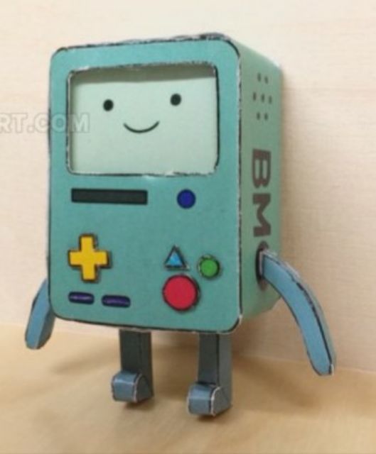 Mô hình giấy BMO chi tiết