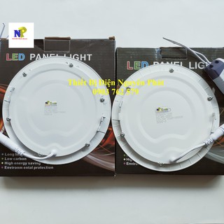 [COMBO] 10 Đèn Led Panel Âm Trần Siêu Mỏng 12w Tròn