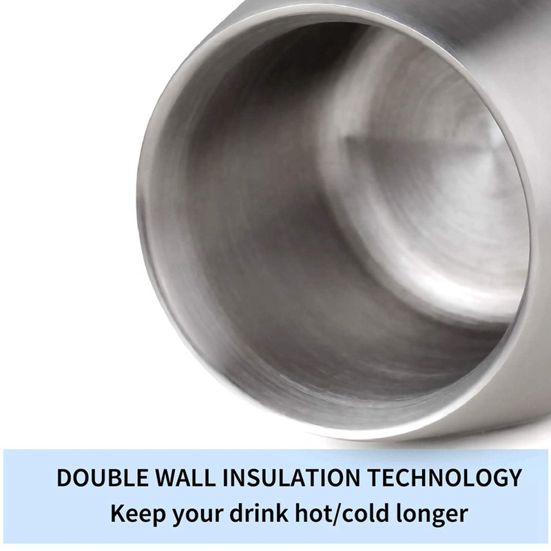 Ly cà phê Espresso bằng thép không gỉ 2 cái , 150Ml Tường đôi cách nhiệt Cốc nhỏ không thể phá vỡ cho bữa tiệc dã ngoại ngoài trời