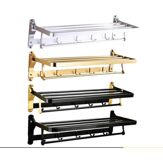 Giá Treo Khăn Nhà Tắm Dán Tường Thông Minh Richter Store dùng để Treo Khăn Tăm và phơi Khăn Mặt có Móc Treo Đồ