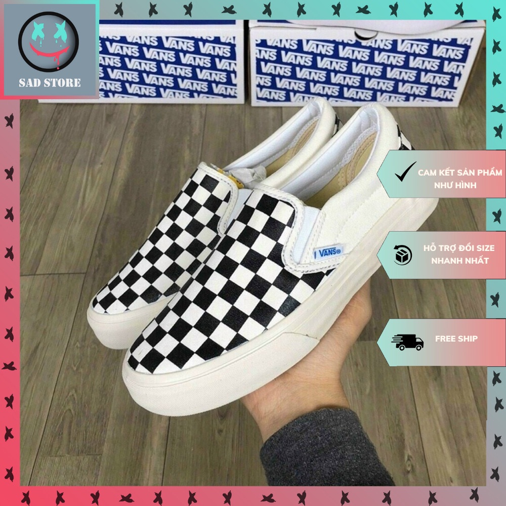 Giày Vans Nam Nữ, Giày Vans Đen Classic Vault Thể Thao Full Box Free Ship Toàn Quốc