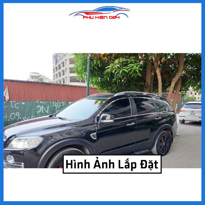 Bộ nẹp viền cong kính Inox CHEVROLET CAPTIVA 2007-2019