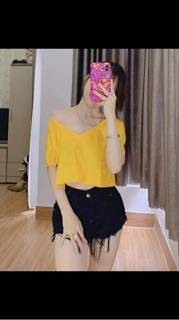 Áo CRT cổ Tim Siêu Xinh