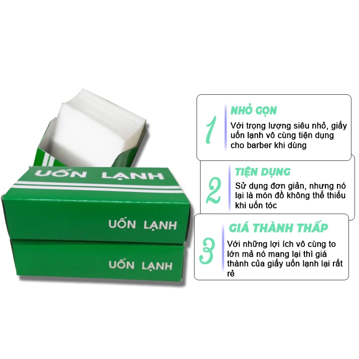 Giấy uốn lạnh quấn tóc cho salon