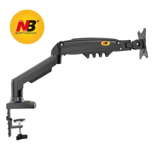 Arm màn hình 17-30 inch, giá treo màn hình máy tính NB F80 tải 9kg, xoay 360 độ, giá treo lcd M051 tay dài giá rẻ