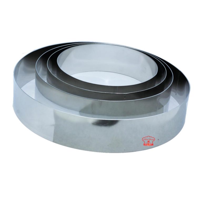 Khuôn Inox Tròn Không Đáy 6 *10cm- Giao 1 Cái