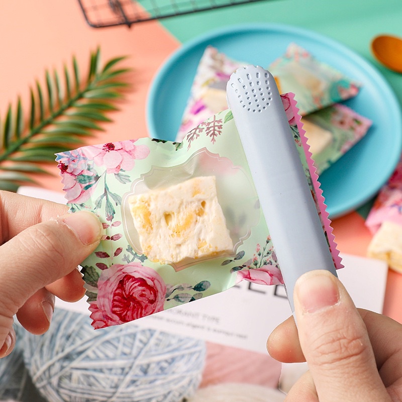 100 Túi bánh quy hoa màu sắc 7x10cm