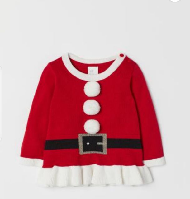 Áo len noel santa baby HM authentic vợt sale