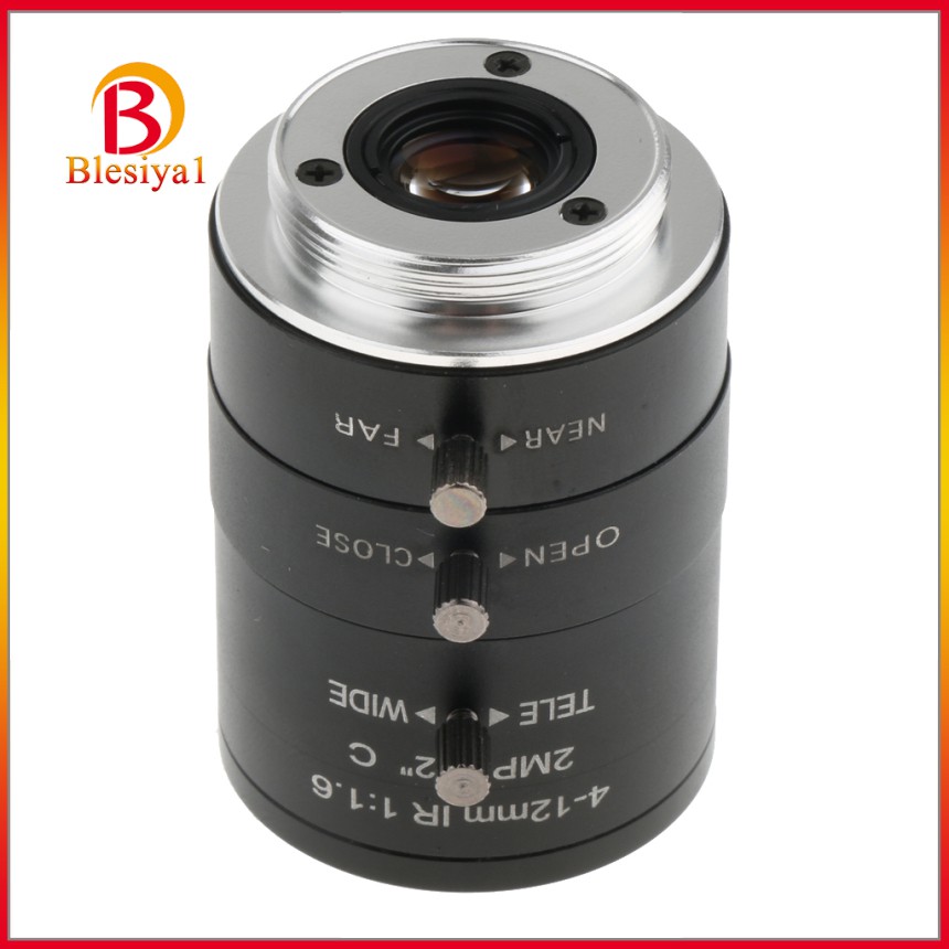 Giá Đỡ Ống Kính 4mm - 12mm 1 / 2 &quot;F1.6 Cho Máy Quay An Ninh Cctv