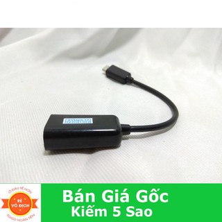 [HCM] Cáp Otg (Loại đen) giúp bạn chuyển dự liệu từ điện thoại sang USB thật dễ dàng TP11179