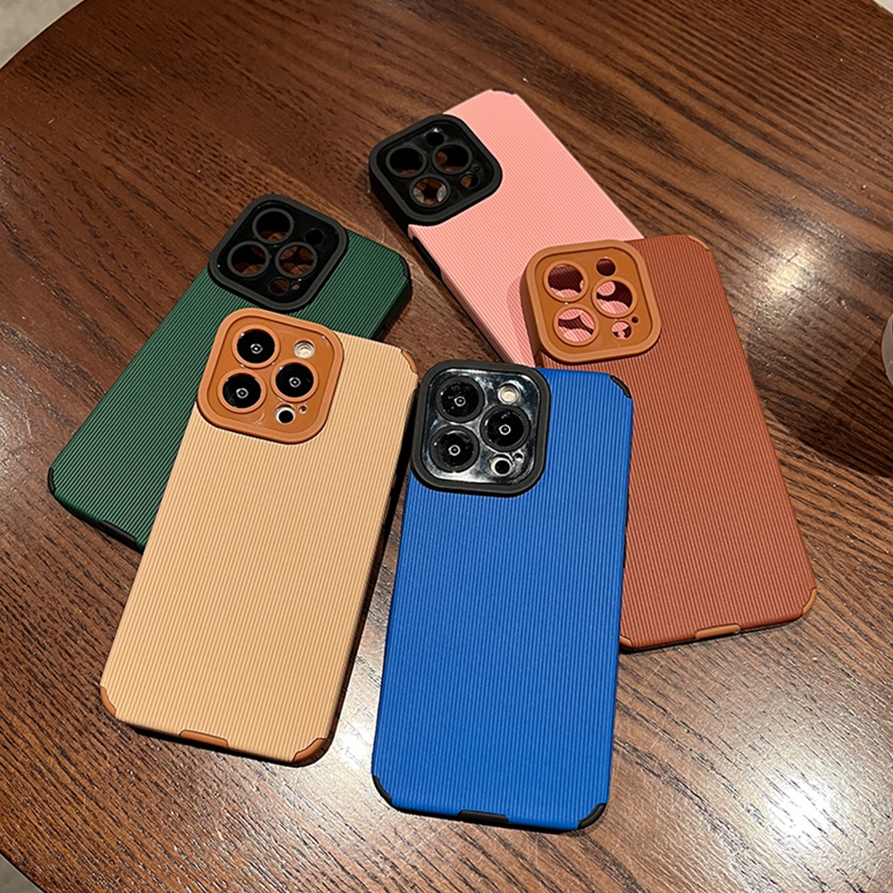 Simple Cloth Texture Matte Phone Case for IPhone 11 Case 7Plus 8Plus XR 13 12 Pro Max Shock-Absorbing Soft TPU Back Shell | BigBuy360 - bigbuy360.vn